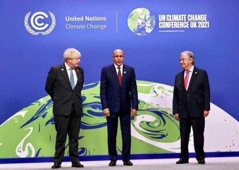 الرئيس غزواني يتوسط الأمين العام للأمم المتحدة ورئيس الوزراء البريطاني